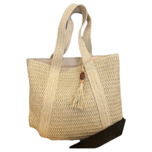Summer Straw Women Bag Hand-Woven Handbags Handmade Raffia Beach Boho Shoulder Bag Large Tote Bag Tassel Shopping Purses