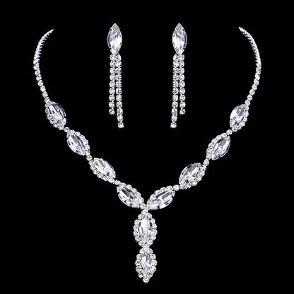 4 Pieces Of women's Fashionable And Minimalist Necklaces With Earrings, Bracelets, Jewelry Sets, Banquet And Party Accessories