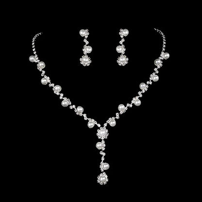 4 Pieces Of women's Fashionable And Minimalist Necklaces With Earrings, Bracelets, Jewelry Sets, Banquet And Party Accessories
