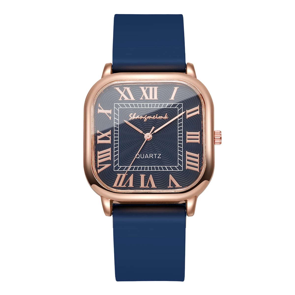 Square Women's Roma Quartz Watch Silicone
