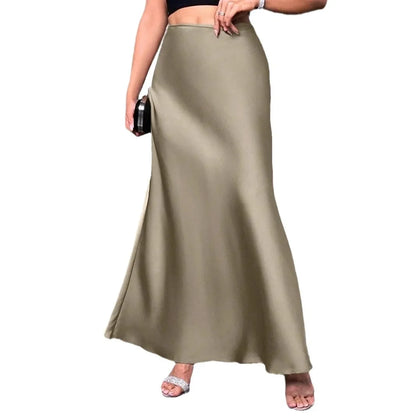 Women's Velvet A-Line Long Dress - Autumn Winter Fashion