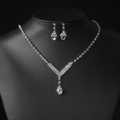 4 Pieces Of women's Fashionable And Minimalist Necklaces With Earrings, Bracelets, Jewelry Sets, Banquet And Party Accessories