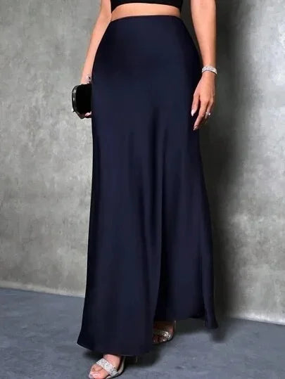 Women's Velvet A-Line Long Dress - Autumn Winter Fashion
