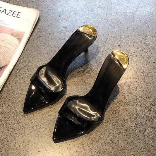 mid heel Pointed Open Toe Outdoor Anti-Slip Sandals & Mules
