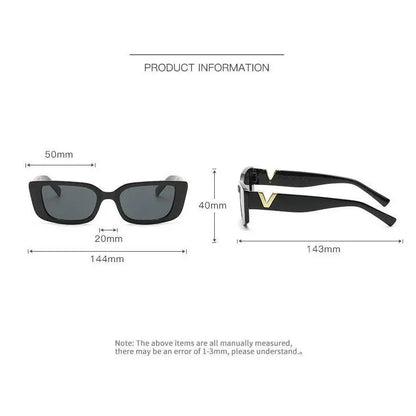 Retro Women's Rectangular Sunglasses