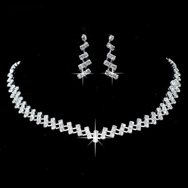 4 Pieces Of women's Fashionable And Minimalist Necklaces With Earrings, Bracelets, Jewelry Sets, Banquet And Party Accessories