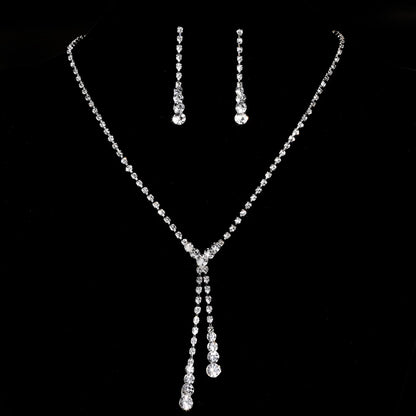 4 Pieces Of women's Fashionable And Minimalist Necklaces With Earrings, Bracelets, Jewelry Sets, Banquet And Party Accessories