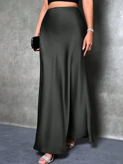 Women's Velvet A-Line Long Dress - Autumn Winter Fashion