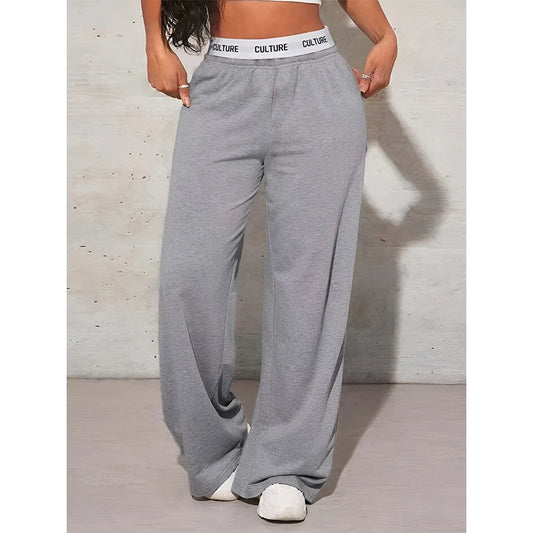 y2k mid, Waist Lace Up ,Baggy Streetwear sweatpants