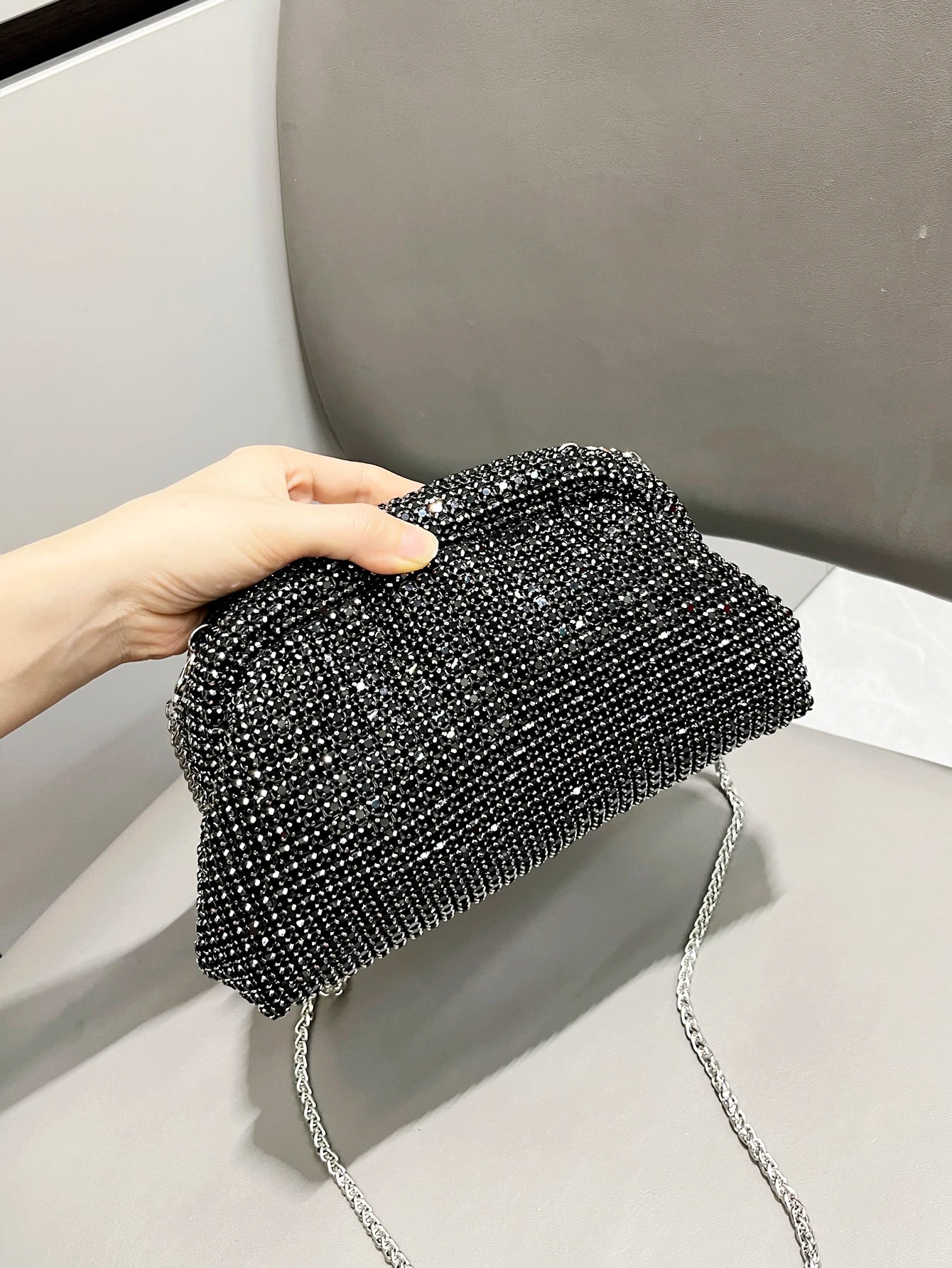 Luxury Designer Rhinestones Clutch Purse Bag for women handle bag Shoulder Bag Purse evening bag banquet bag
