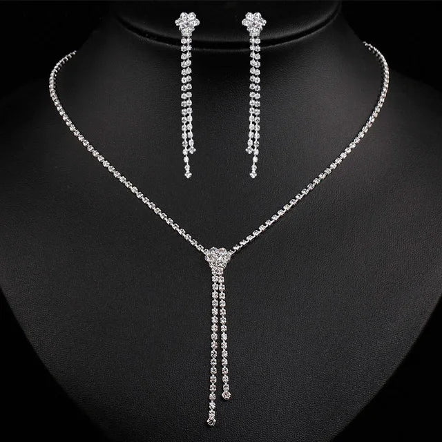 4 Pieces Of women's Fashionable And Minimalist Necklaces With Earrings, Bracelets, Jewelry Sets, Banquet And Party Accessories
