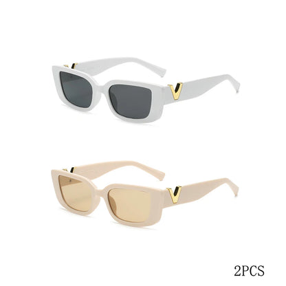Retro Women's Rectangular Sunglasses