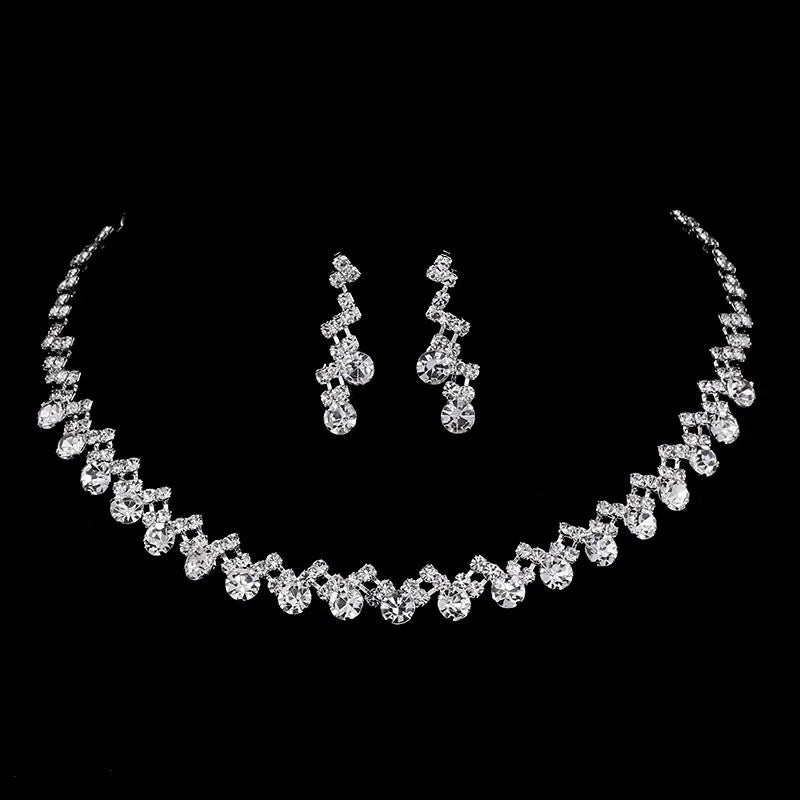4 Pieces Of women's Fashionable And Minimalist Necklaces With Earrings, Bracelets, Jewelry Sets, Banquet And Party Accessories