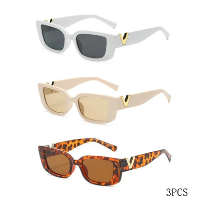 Retro Women's Rectangular Sunglasses