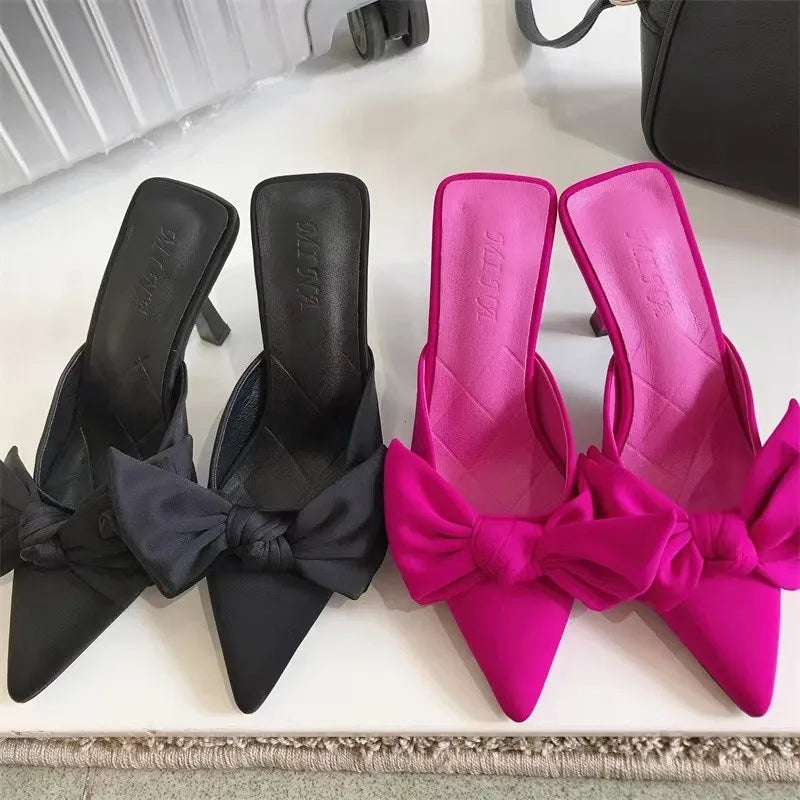 Butterfly-Knot High Heels