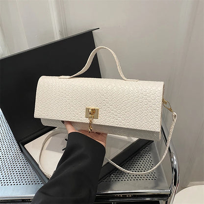 Retro Artificial Leather Woven Flip Women's Clutch Elegant Evening Bag Burgundy Wallet Women's Dress Party Wedding Item