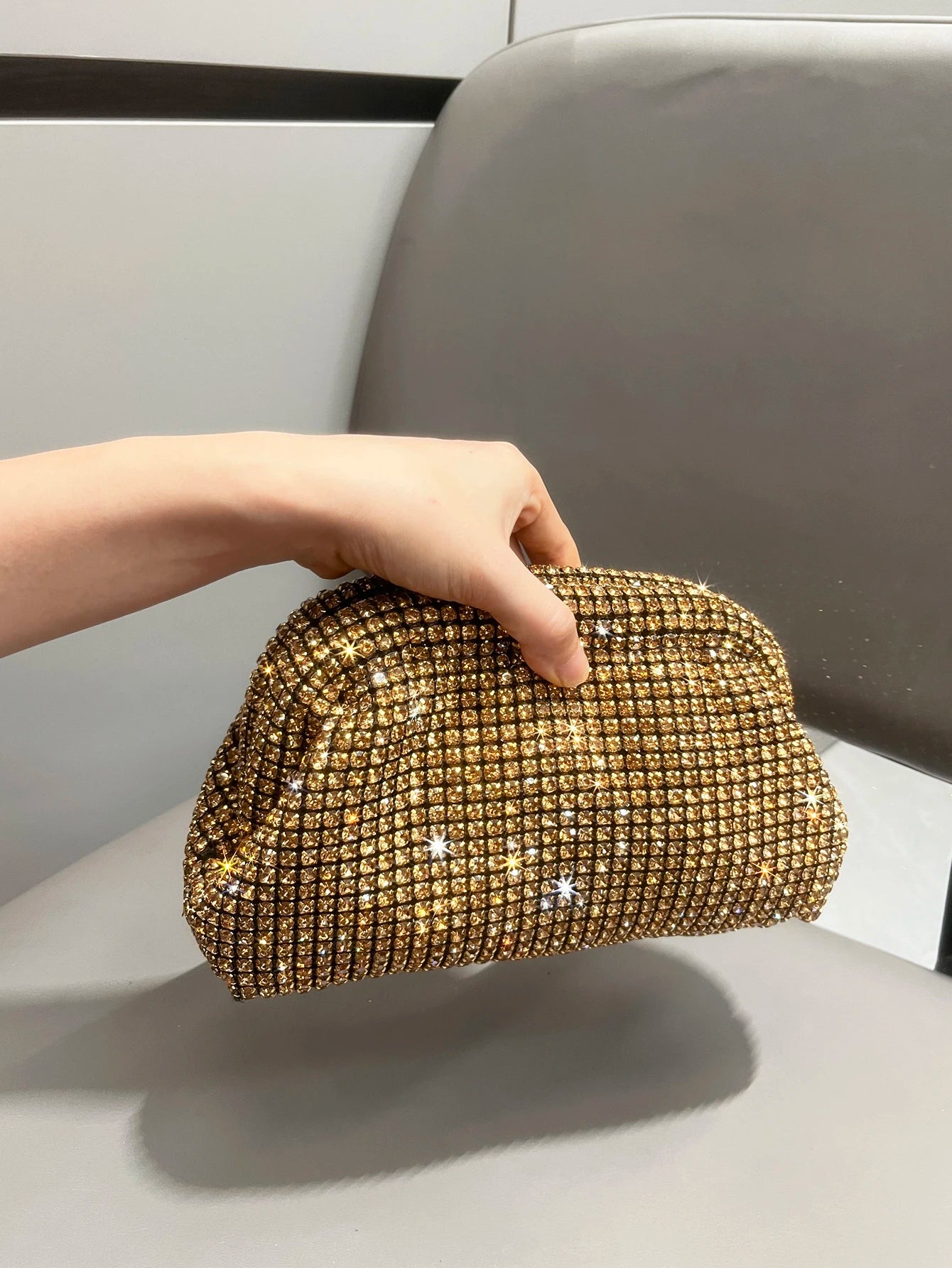 Luxury Designer Rhinestones Clutch Purse Bag for women handle bag Shoulder Bag Purse evening bag banquet bag