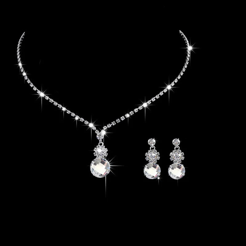 4 Pieces Of women's Fashionable And Minimalist Necklaces With Earrings, Bracelets, Jewelry Sets, Banquet And Party Accessories