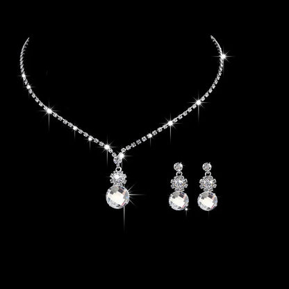 4 Pieces Of women's Fashionable And Minimalist Necklaces With Earrings, Bracelets, Jewelry Sets, Banquet And Party Accessories