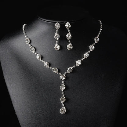 4 Pieces Of women's Fashionable And Minimalist Necklaces With Earrings, Bracelets, Jewelry Sets, Banquet And Party Accessories