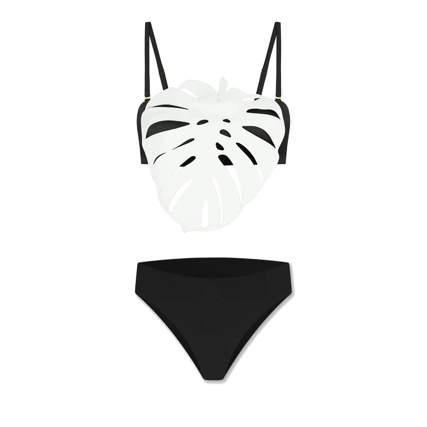 3Pcs Laser Cut Swimsuit Women Sexy Bikini Push Up Swimwear High Waisted Biquini Female Hollow Bathing Suit Bodysuit Beachwear