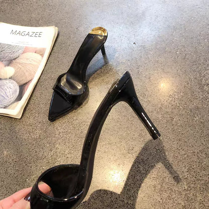 mid heel Pointed Open Toe Outdoor Anti-Slip Sandals & Mules