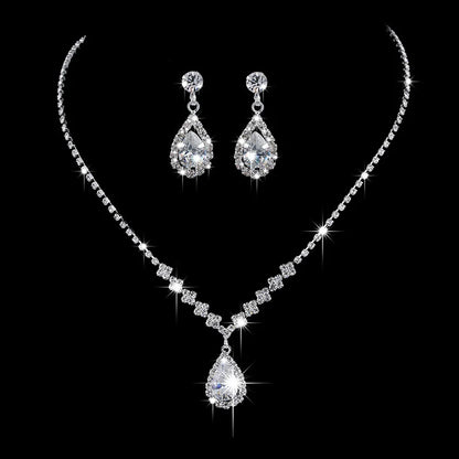 4 Pieces Of women's Fashionable And Minimalist Necklaces With Earrings, Bracelets, Jewelry Sets, Banquet And Party Accessories