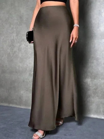 Women's Velvet A-Line Long Dress - Autumn Winter Fashion