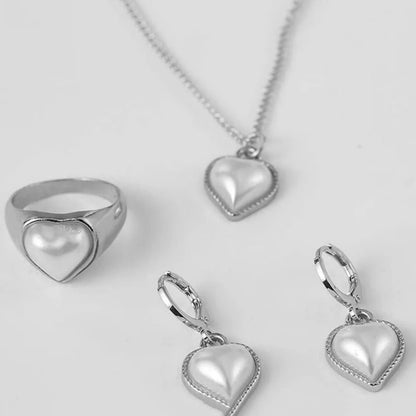 3 Pcs Jewelry Set Of Earring Pendant Necklace For Women Exquisite Fashion Wedding Gift