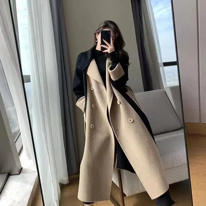 Women's Long Trench Coat - Stylish Windbreaker Full Sleeve