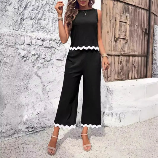 Summer Green Shirt Top Pants 2 Piece Set Fashion Casual Suit New 2024 Female Elegant Office Sweet Sets Women's Clothing Solid
