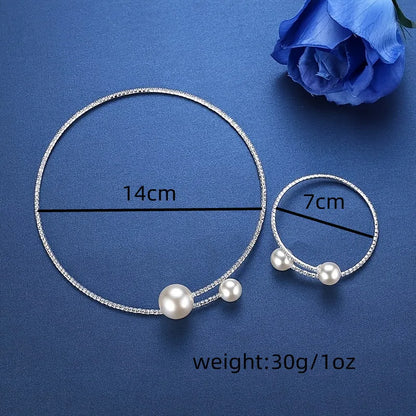 4 Pieces Of women's Fashionable And Minimalist Necklaces With Earrings, Bracelets, Jewelry Sets, Banquet And Party Accessories