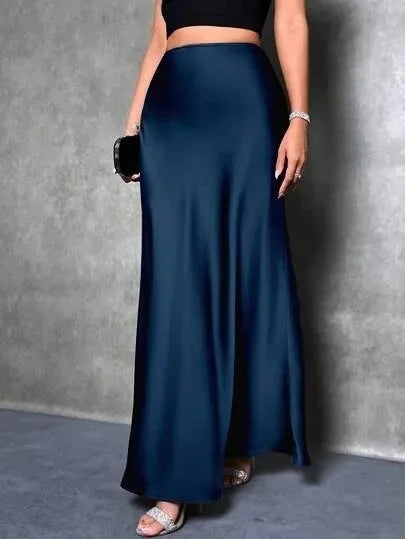 Women's Velvet A-Line Long Dress - Autumn Winter Fashion