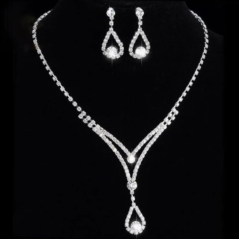 4 Pieces Of women's Fashionable And Minimalist Necklaces With Earrings, Bracelets, Jewelry Sets, Banquet And Party Accessories