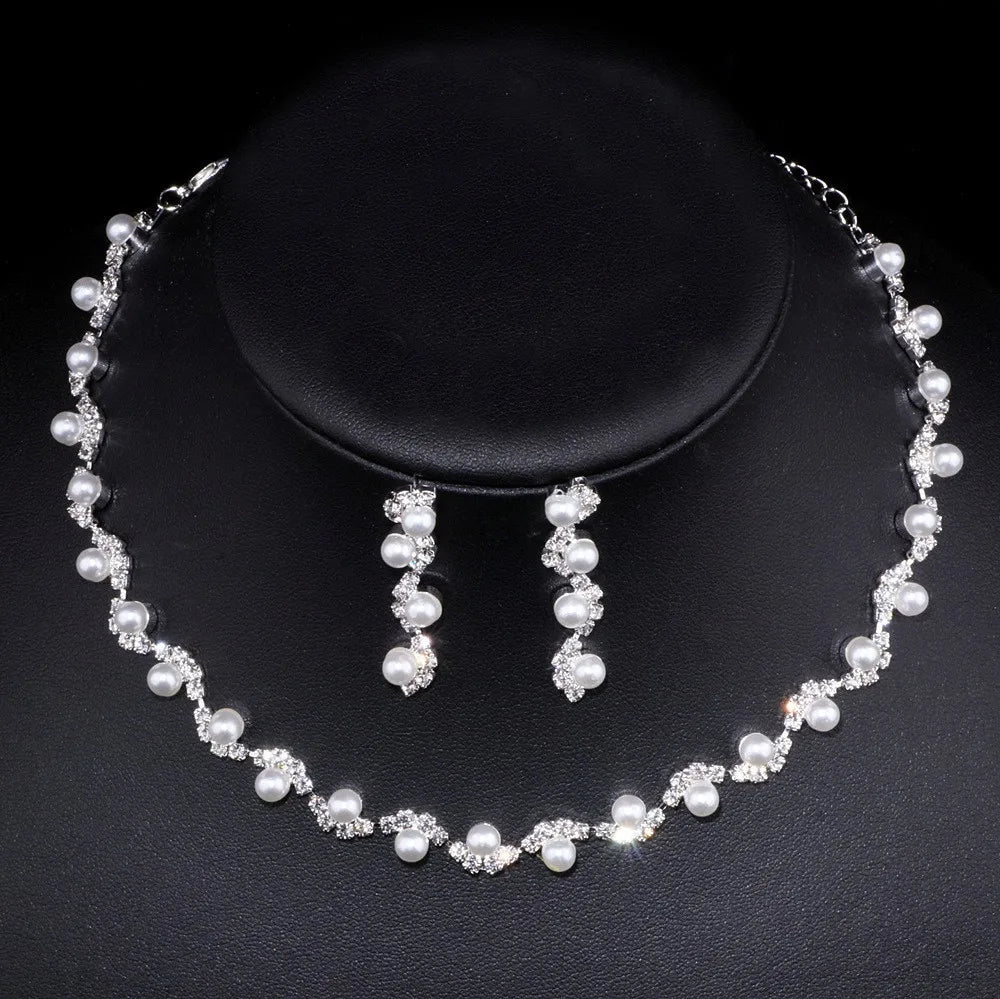 4 Pieces Of women's Fashionable And Minimalist Necklaces With Earrings, Bracelets, Jewelry Sets, Banquet And Party Accessories