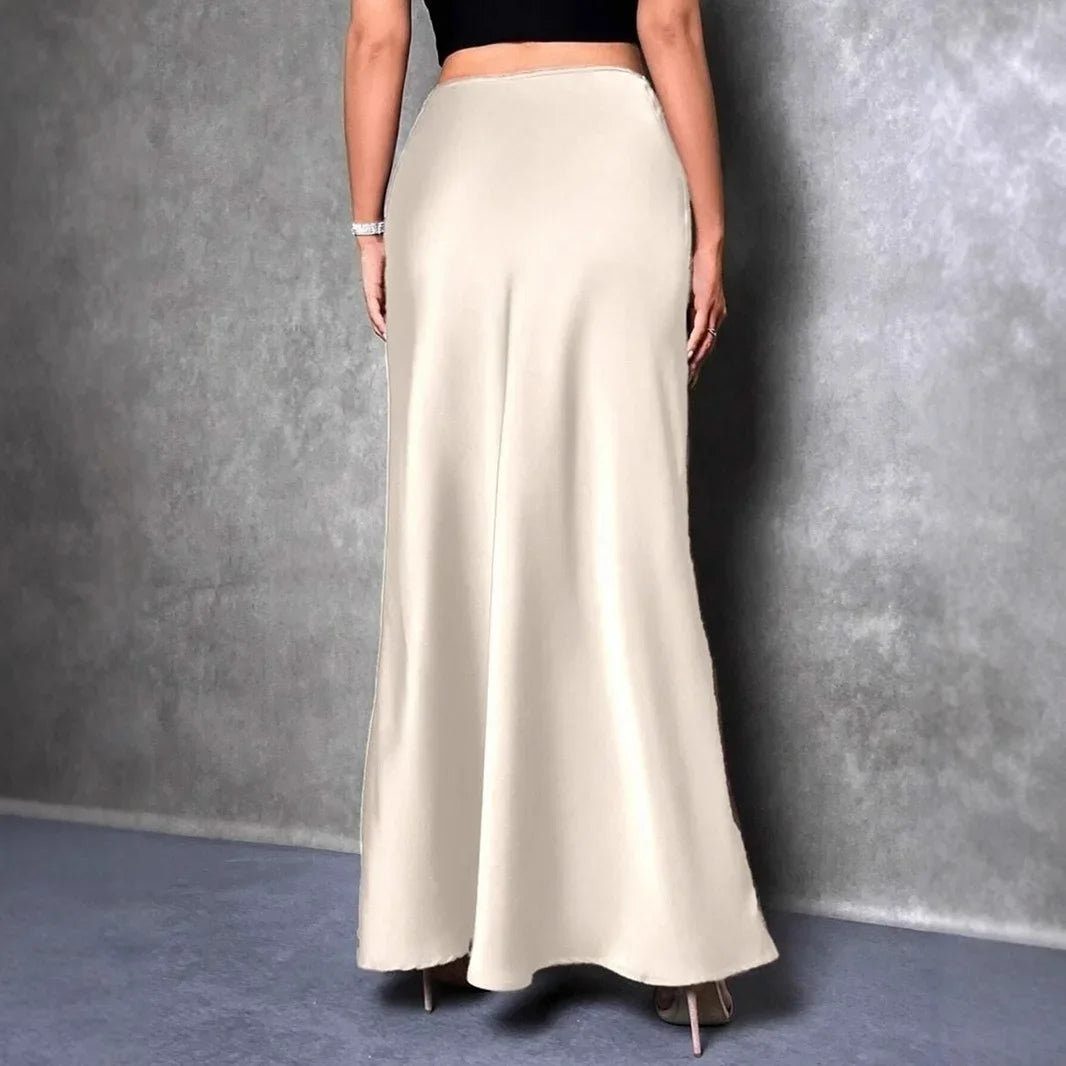 Women's Velvet A-Line Long Dress - Autumn Winter Fashion