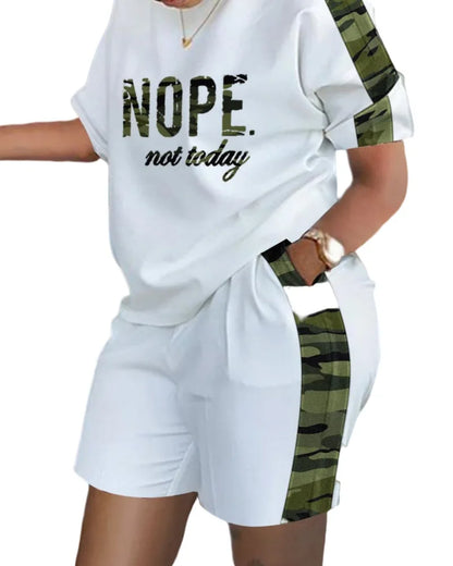 Women's Summer Casual Set - T-Shirt & Shorts 2024