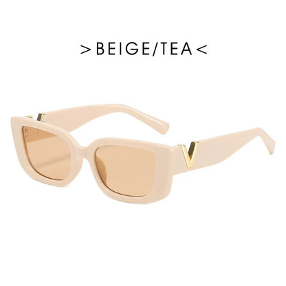 Retro Women's Rectangular Sunglasses