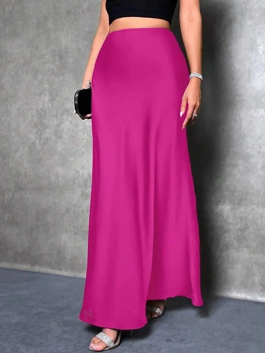 Women's Velvet A-Line Long Dress - Autumn Winter Fashion
