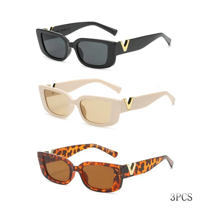 Retro Women's Rectangular Sunglasses