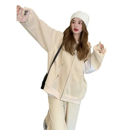 Oversized hoodies  and Wide Leg Joggers