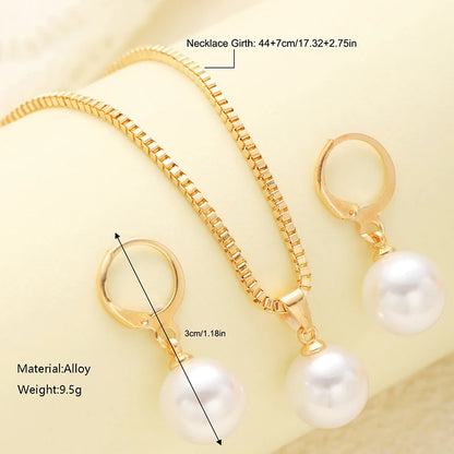 3 Pcs Jewelry Set Of Earring Pendant Necklace For Women Exquisite Fashion Wedding Gift