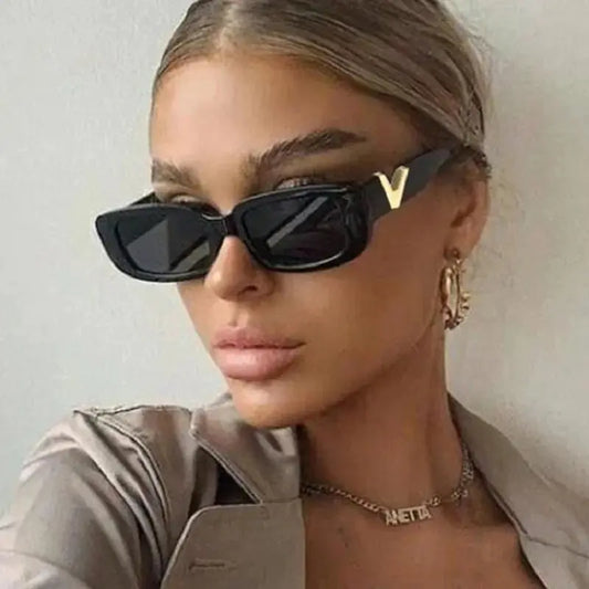 Retro Women's Rectangular Sunglasses