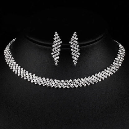 4 Pieces Of women's Fashionable And Minimalist Necklaces With Earrings, Bracelets, Jewelry Sets, Banquet And Party Accessories