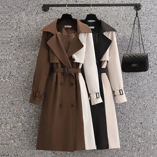 Mid-length Trench Coat Women