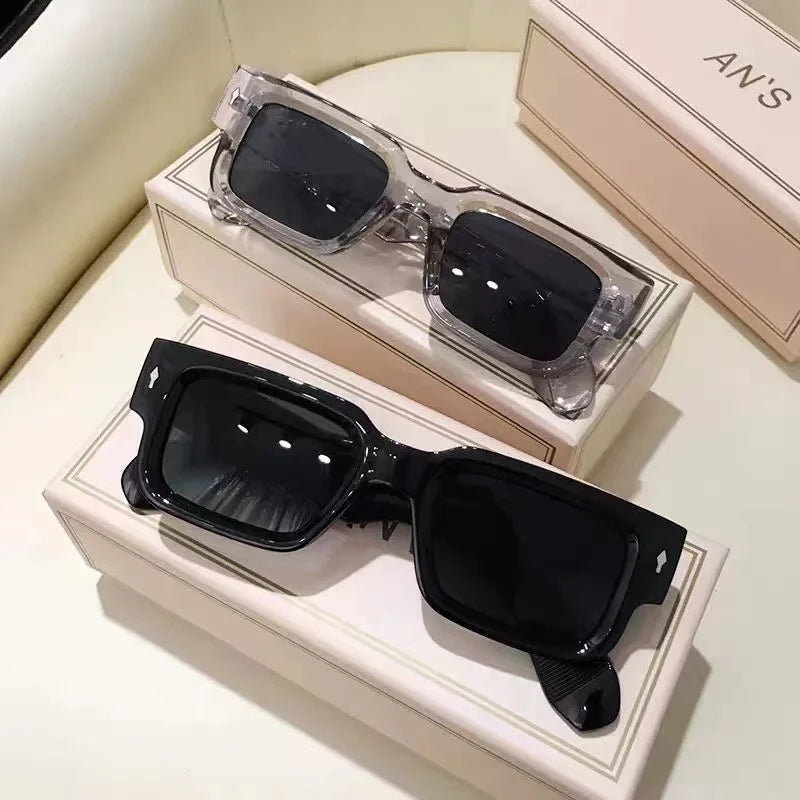 Ocean Color Square Sunglasses – Unisex Fashion Shades