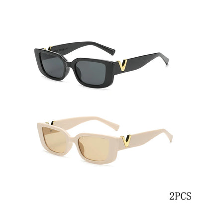 Retro Women's Rectangular Sunglasses